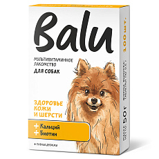 BALU Здоровье кожи и шерсти Лакомство мультивитаминное для собак